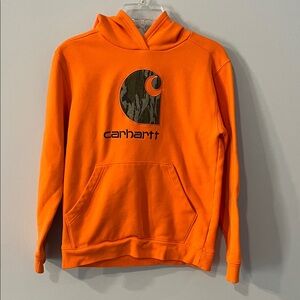 Carhartt Men's Bright Orange Hoodie